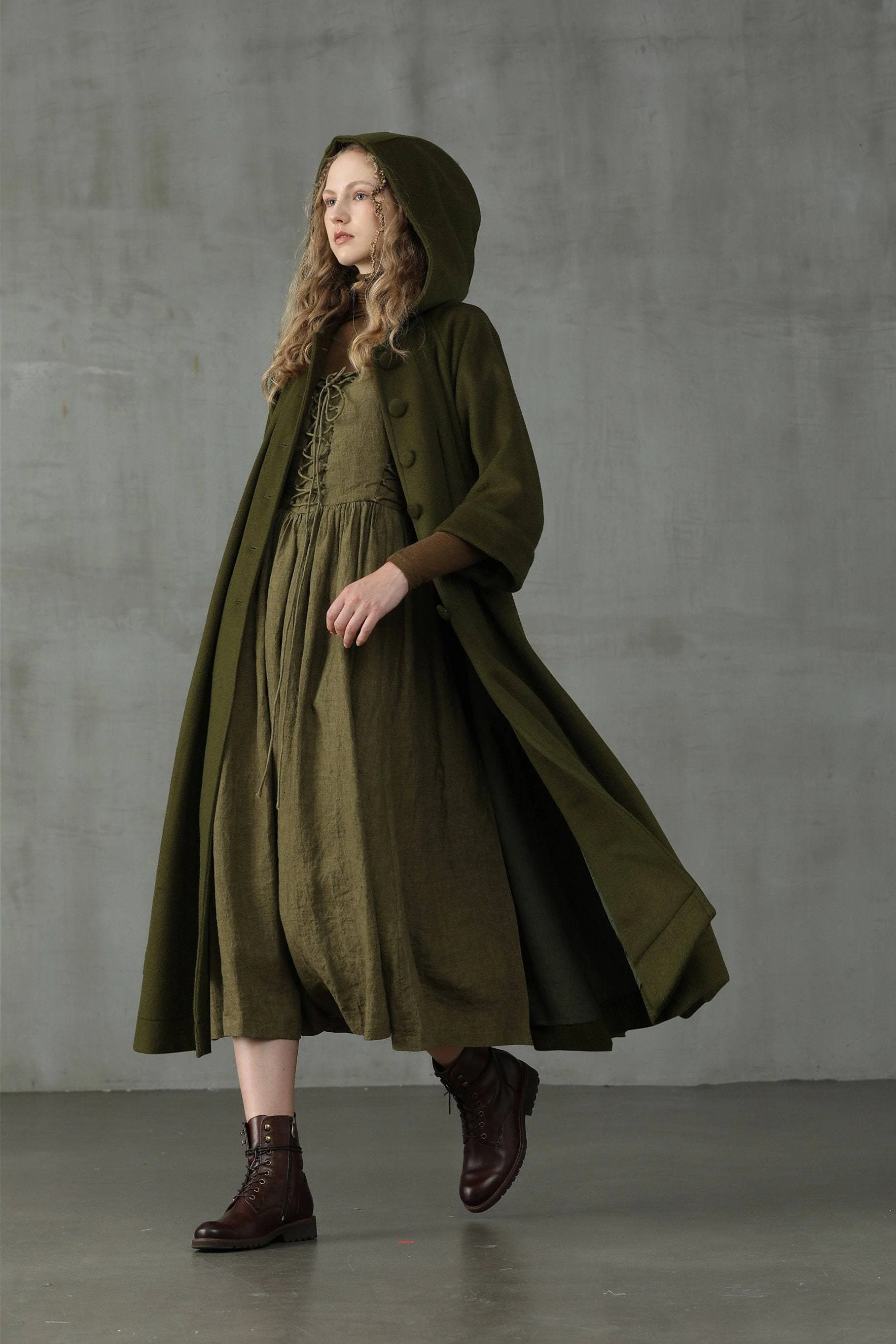 Academy 06 | hooded wool coat jacket - Image 9