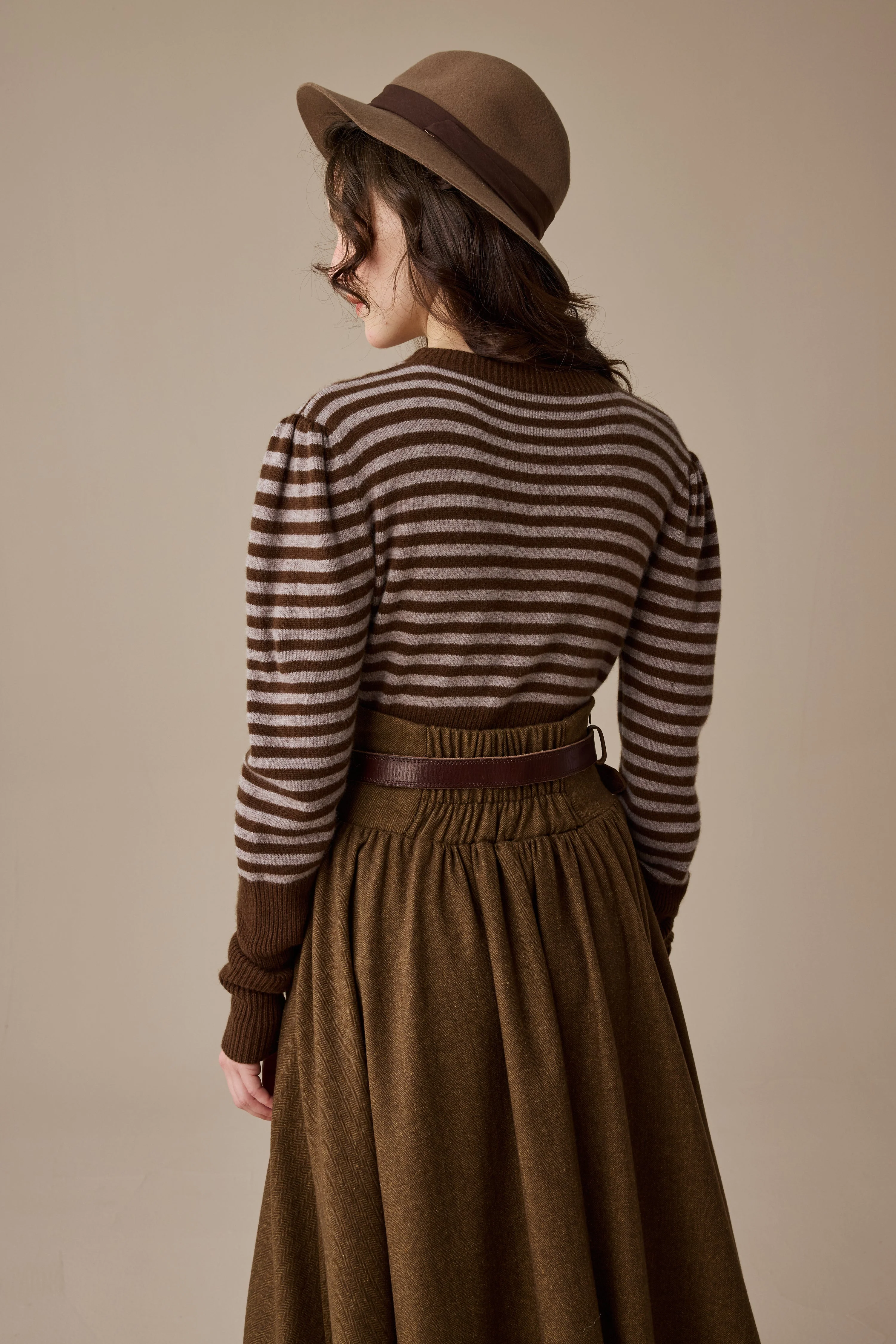 Oxford 13|100% wool classic striped pullover jumper - Image 10