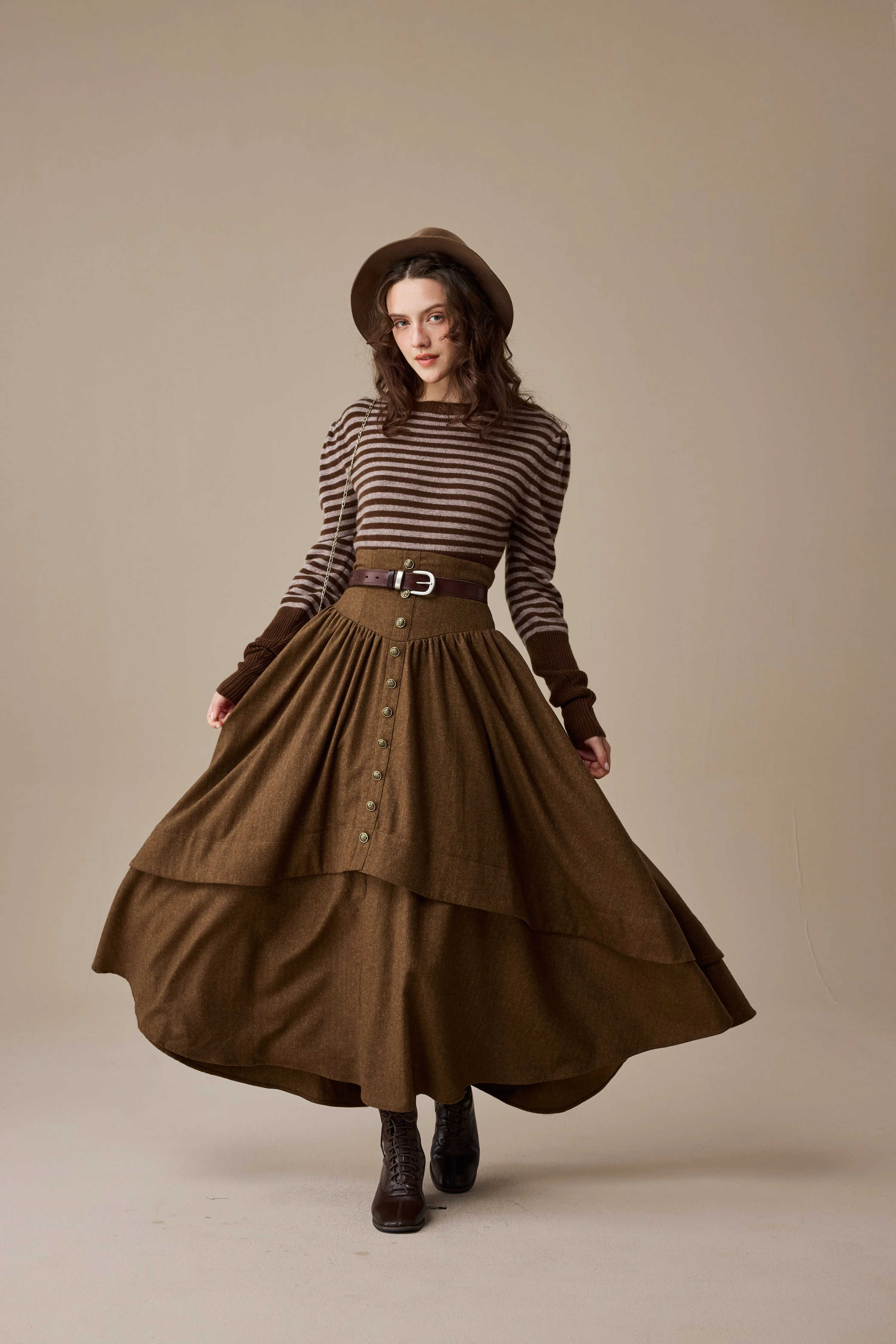 Oxford 13|100% wool classic striped pullover jumper - Image 11