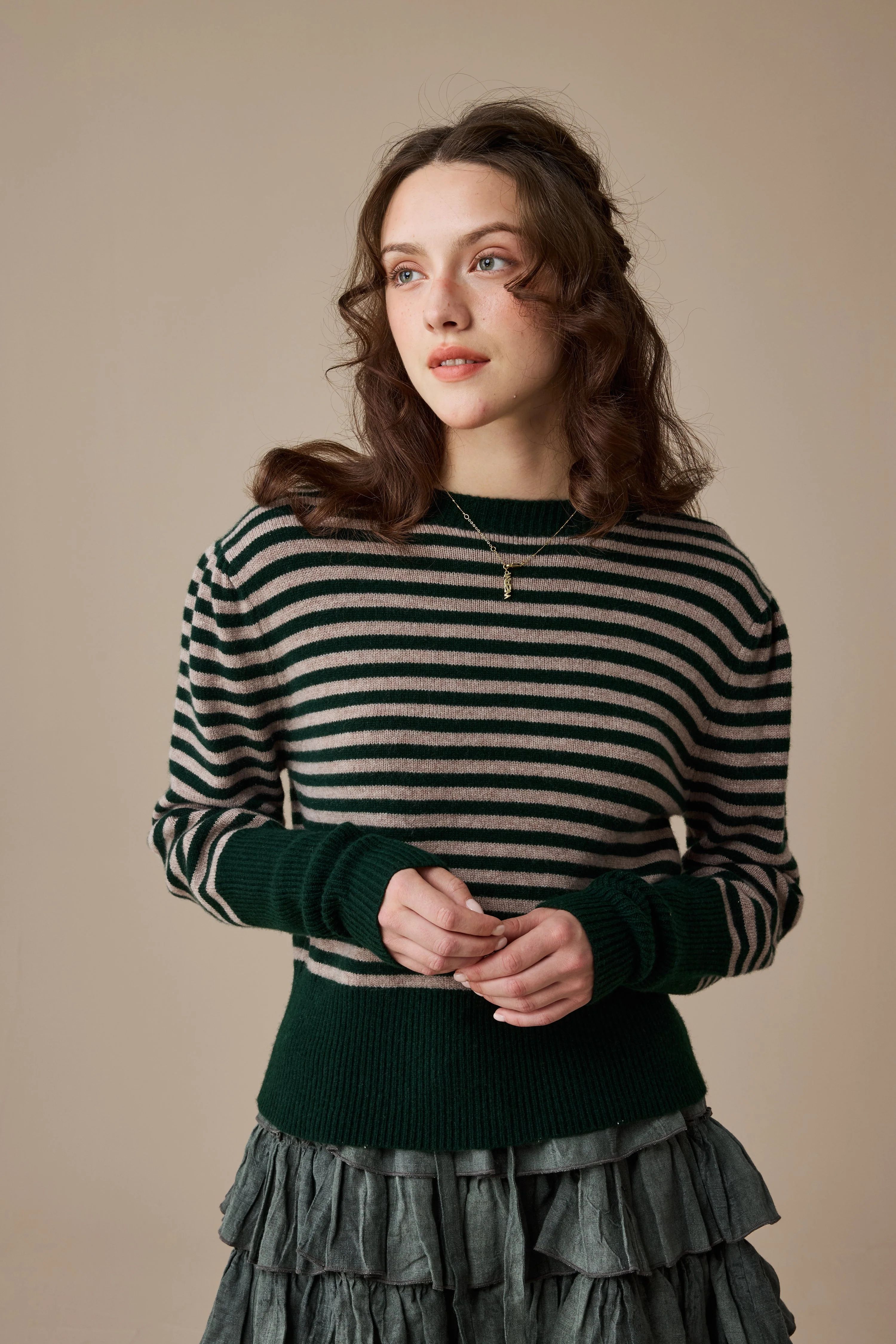 Oxford 13|100% wool classic striped pullover jumper - Image 13