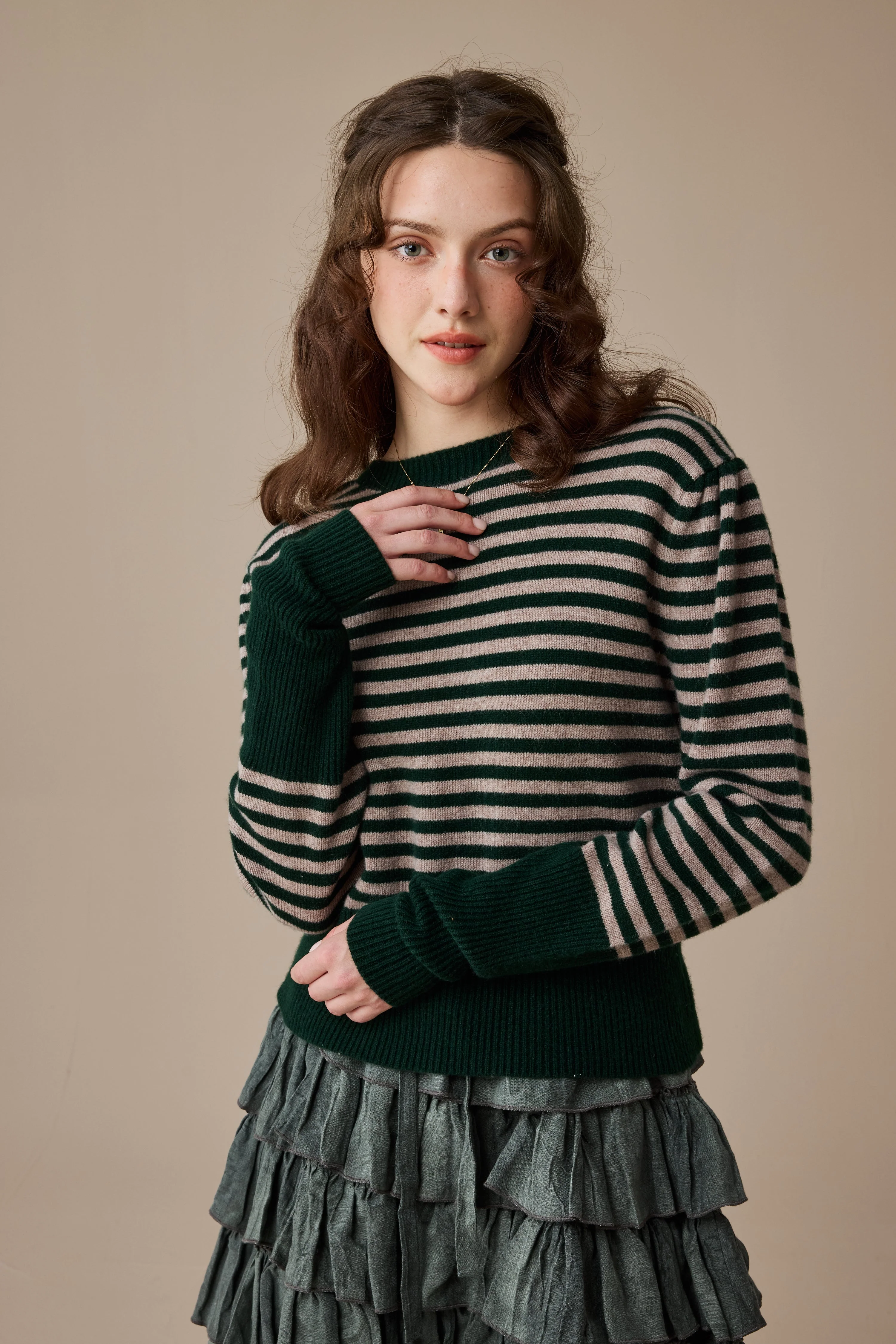Oxford 13|100% wool classic striped pullover jumper - Image 14