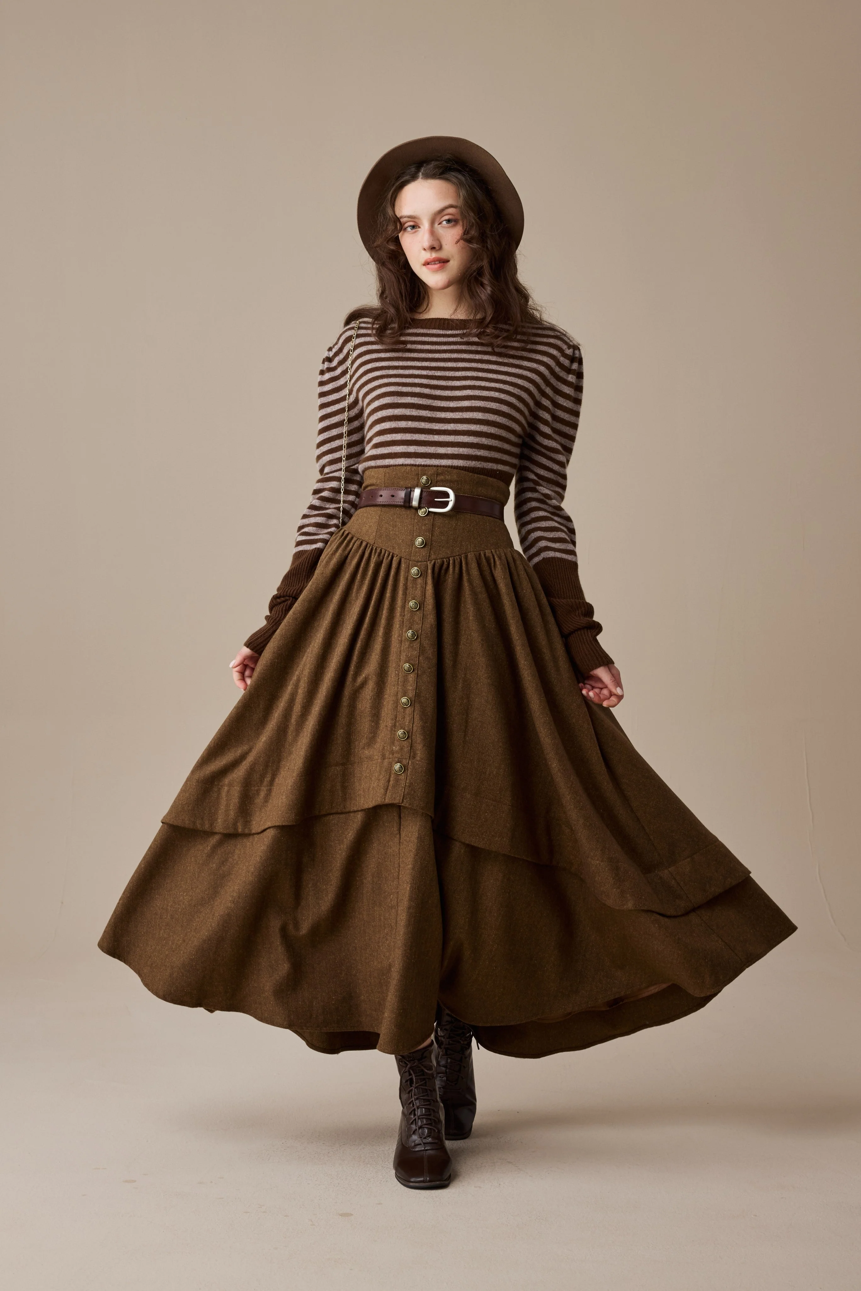 Oxford 13|100% wool classic striped pullover jumper - Image 3