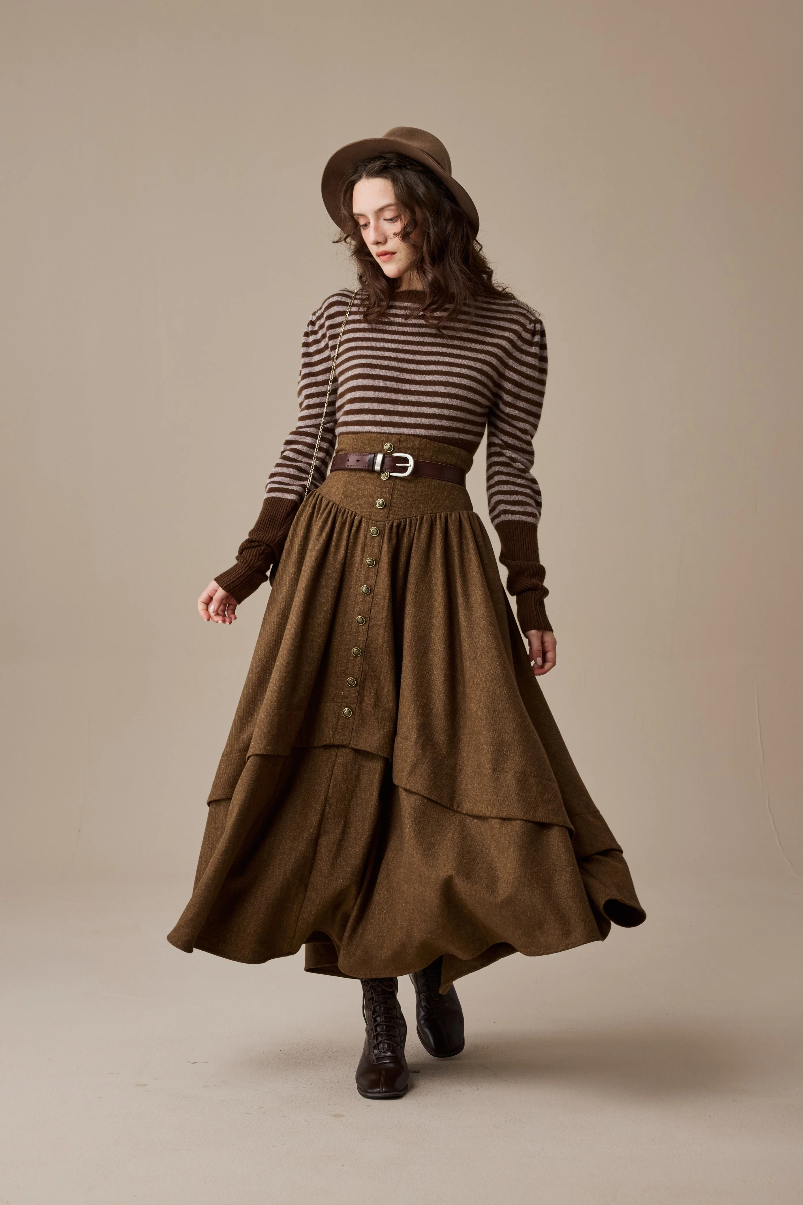 Oxford 13|100% wool classic striped pullover jumper - Image 4