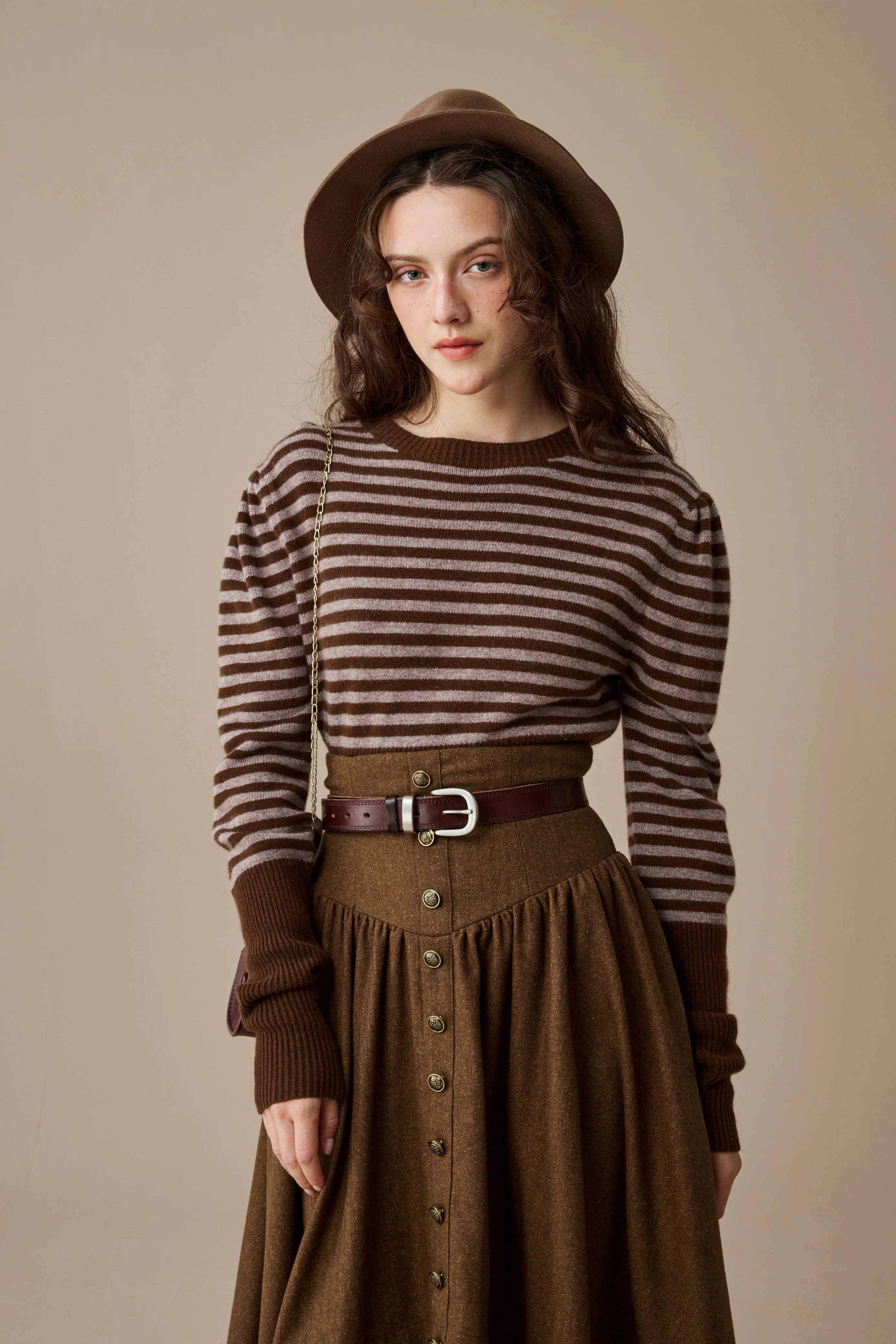 Oxford 13|100% wool classic striped pullover jumper - Image 5