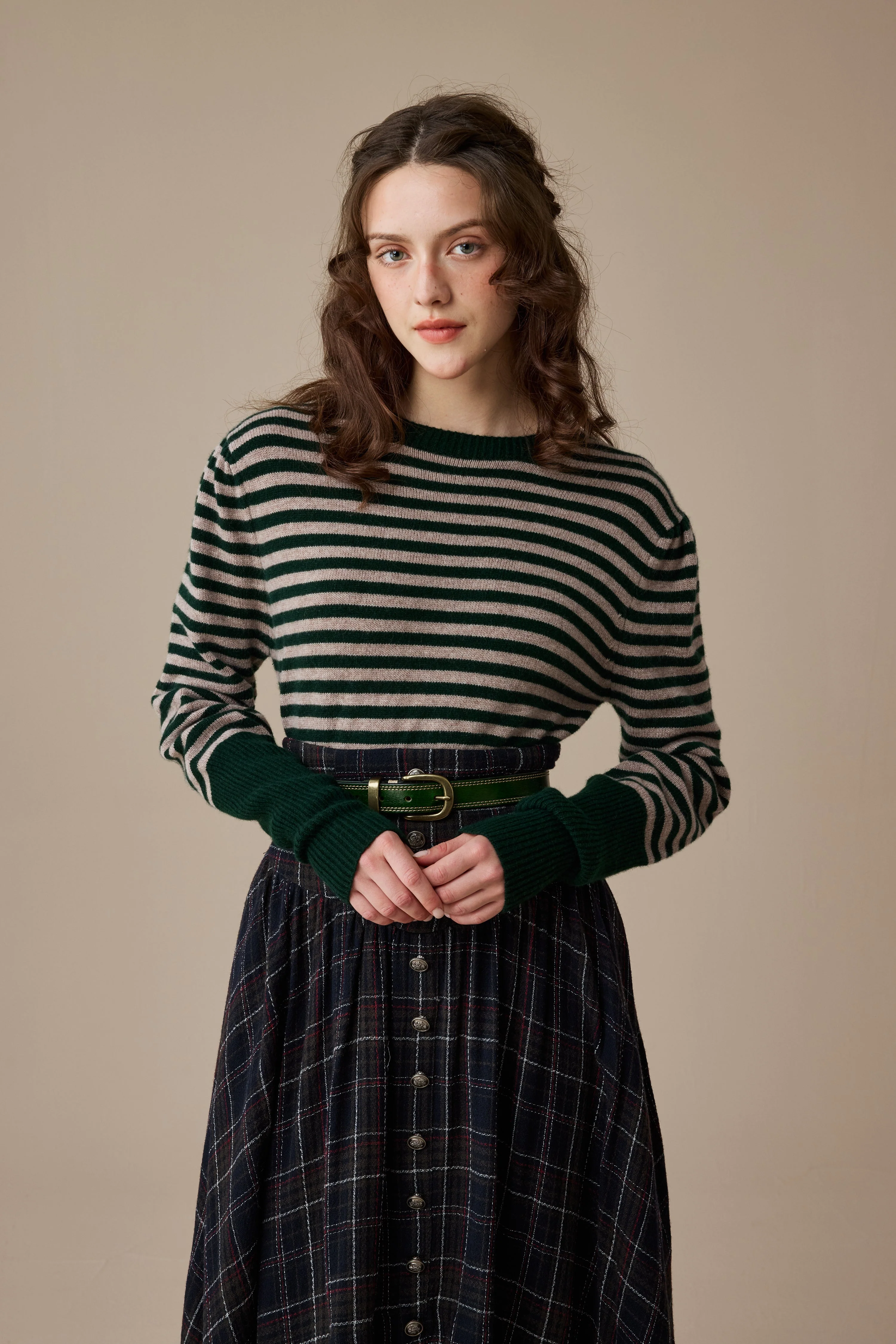 Oxford 13|100% wool classic striped pullover jumper - Image 11