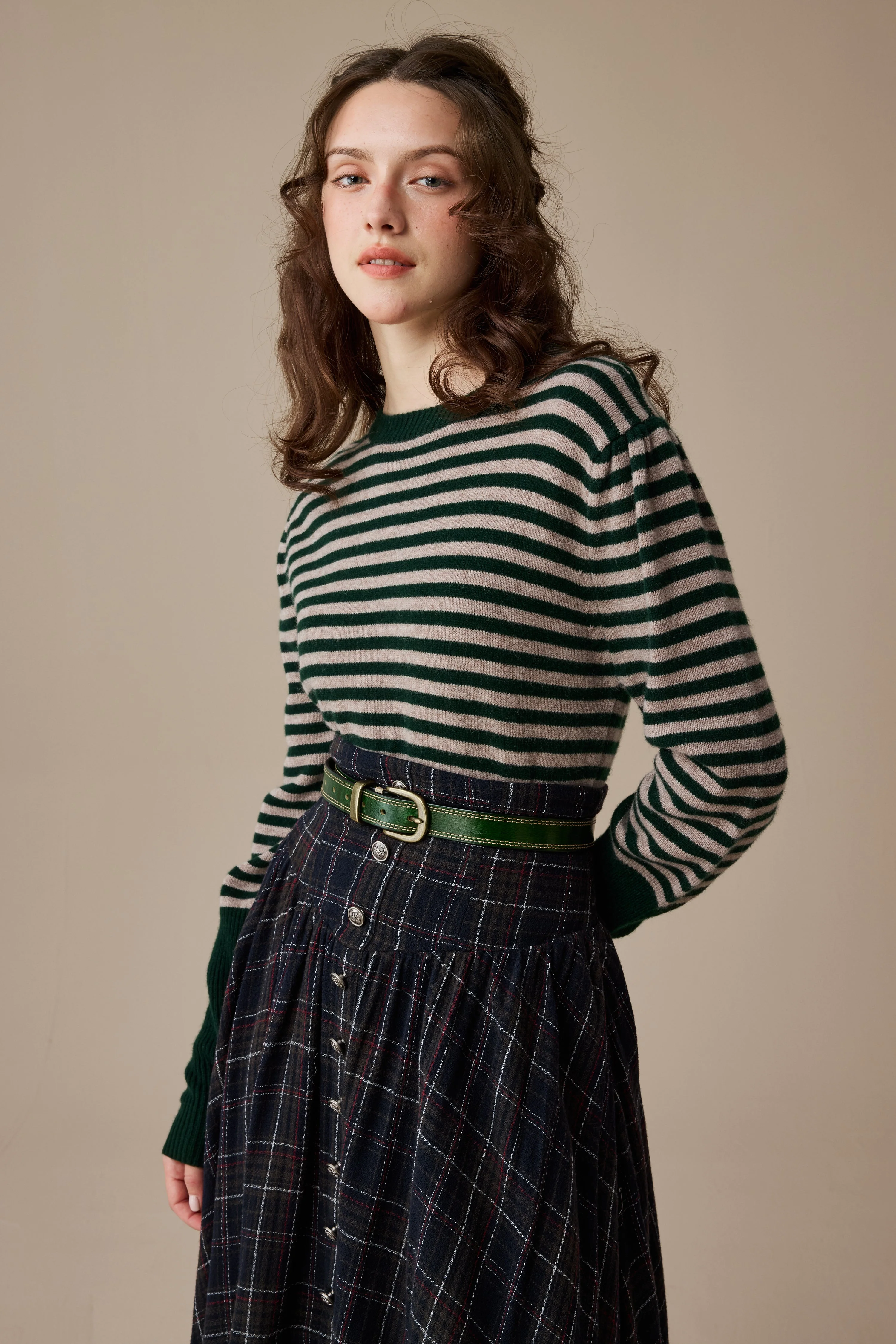 Oxford 13|100% wool classic striped pullover jumper - Image 12