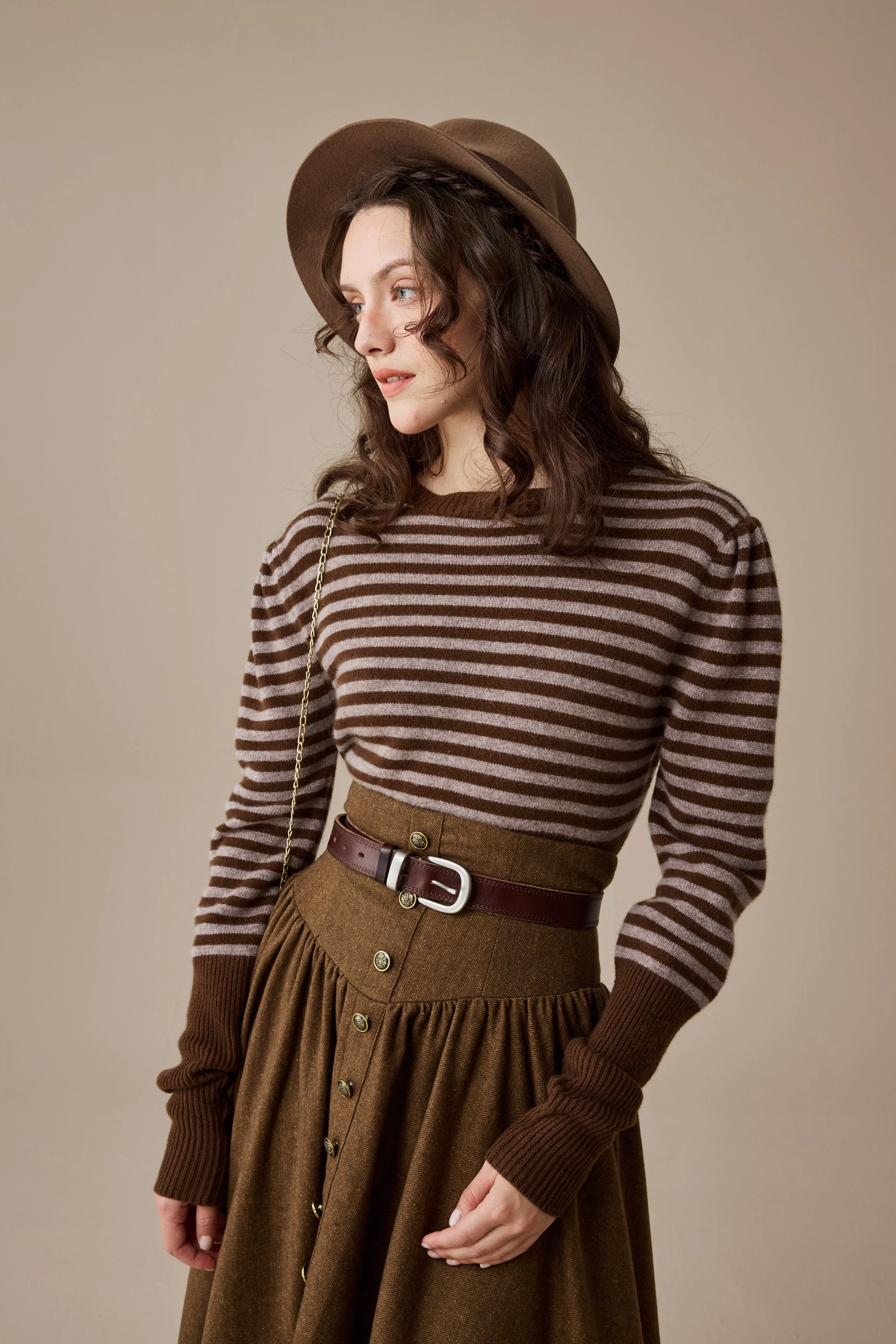 Oxford 13|100% wool classic striped pullover jumper - Image 16