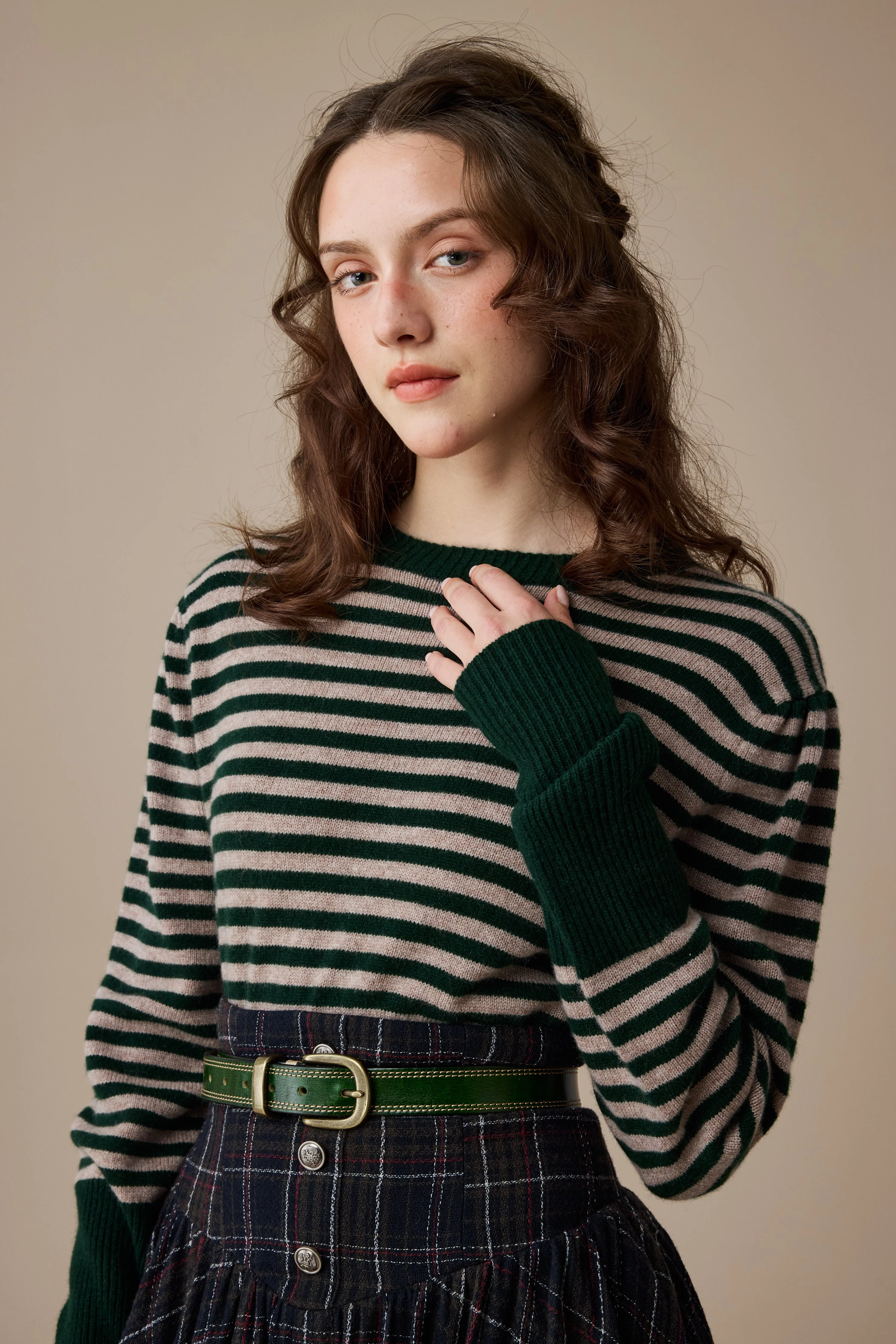 Oxford 13|100% wool classic striped pullover jumper - Image 4