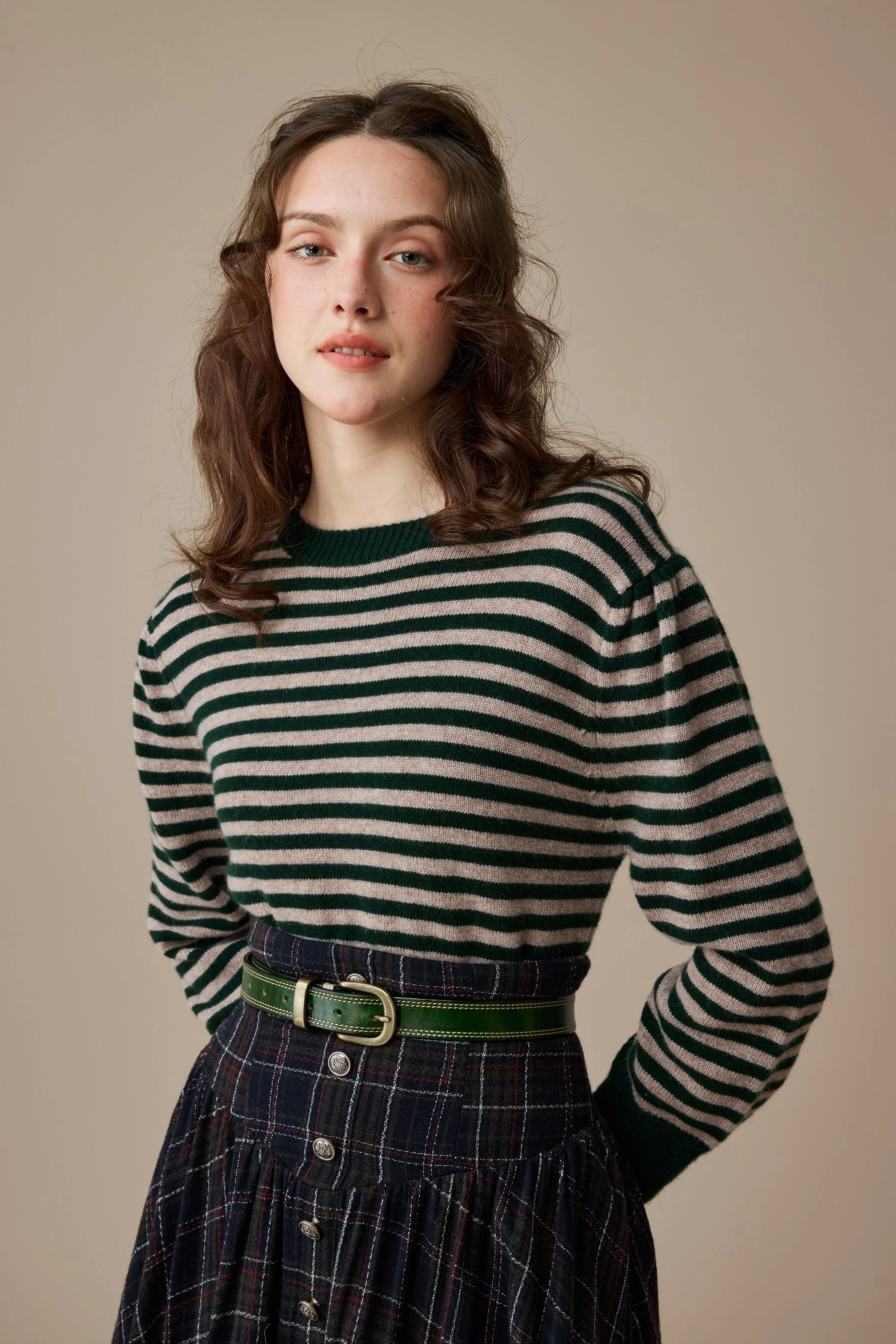 Oxford 13|100% wool classic striped pullover jumper - Image 6