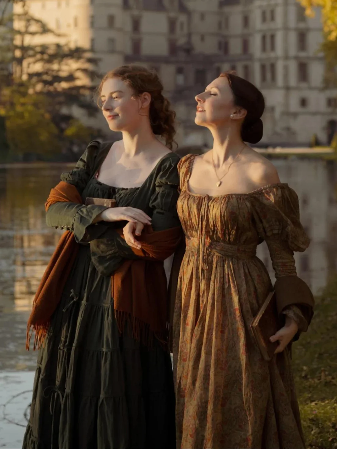 Paisley 11 | Elegant Floral Linen Dress - Image 4