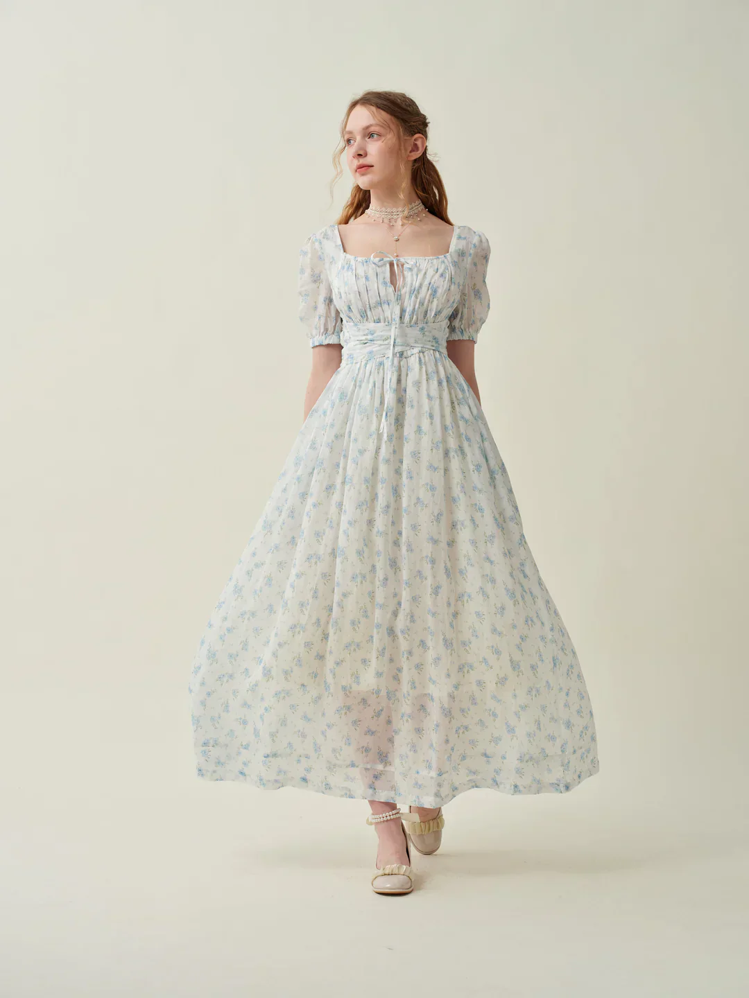 BERGAMOTE 20 |Floral Linen Dress - Image 26