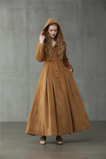My Fair Lady 26 | Hooded Wool Coat - Image 17
