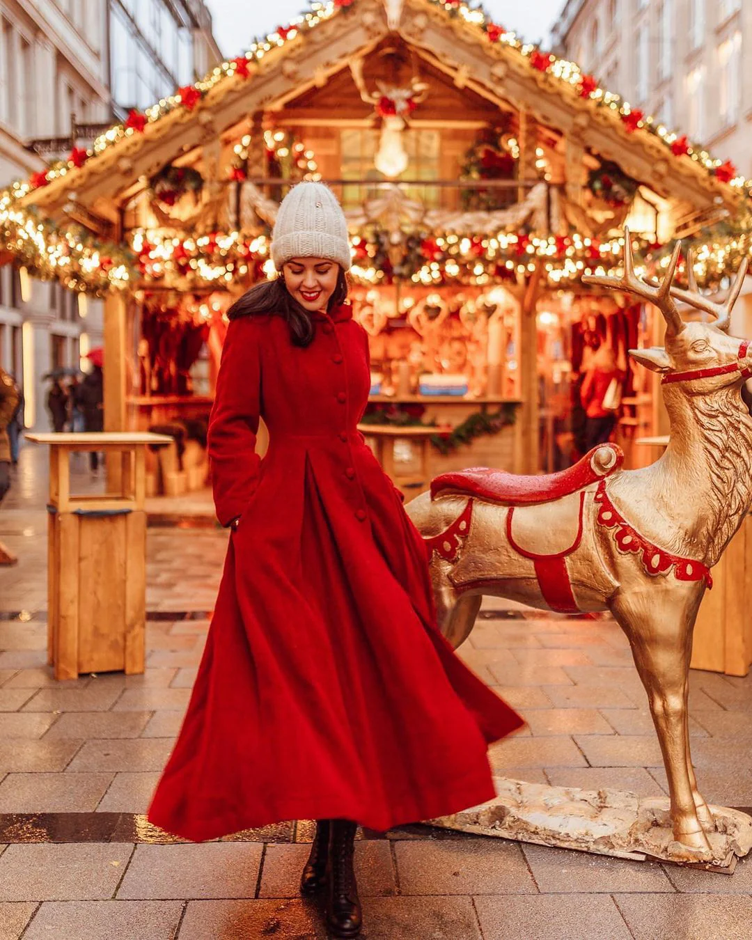 My Fair Lady 26 | Hooded Wool Coat - Image 3