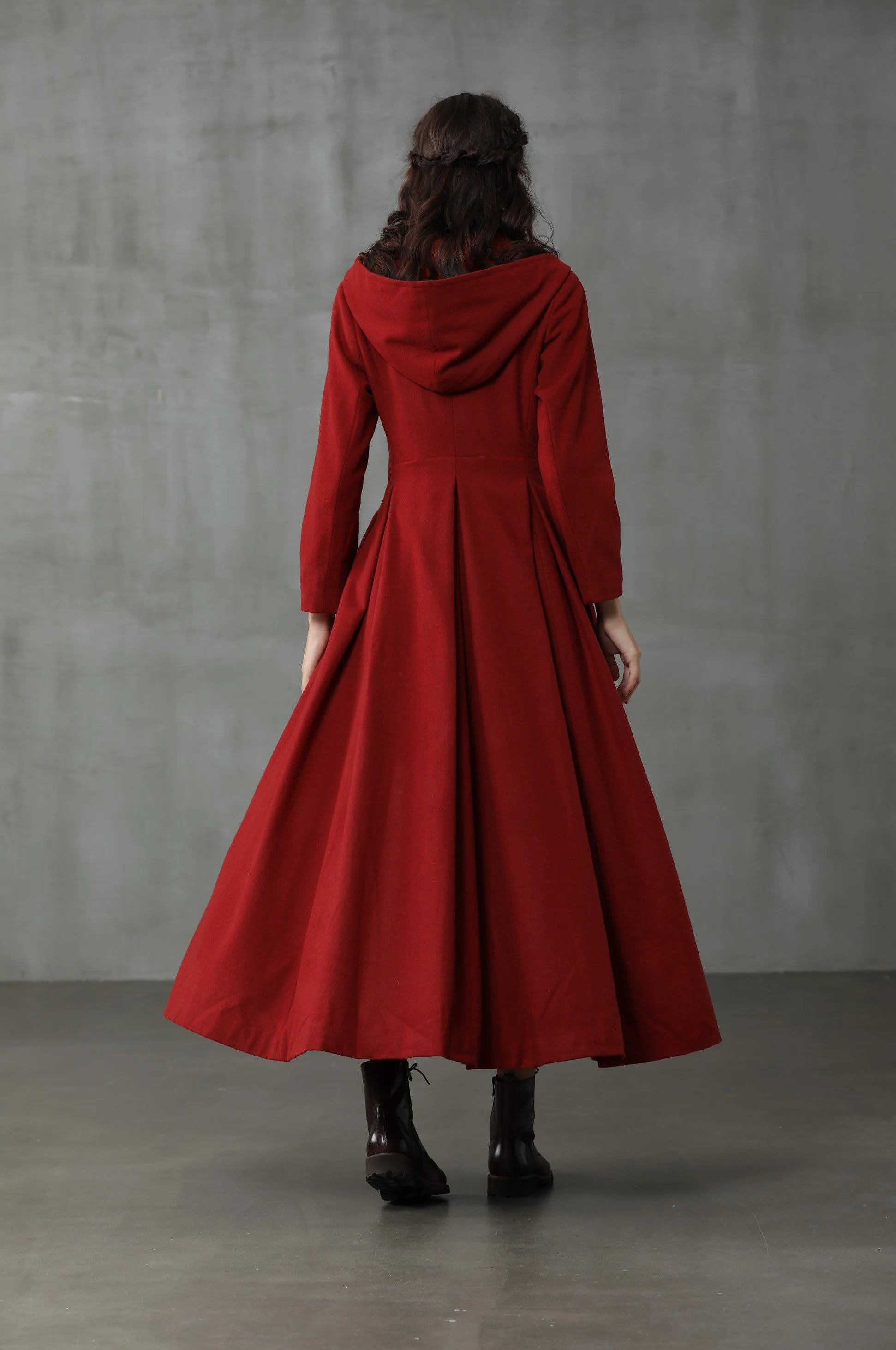 My Fair Lady 26 | Hooded Wool Coat - Image 8