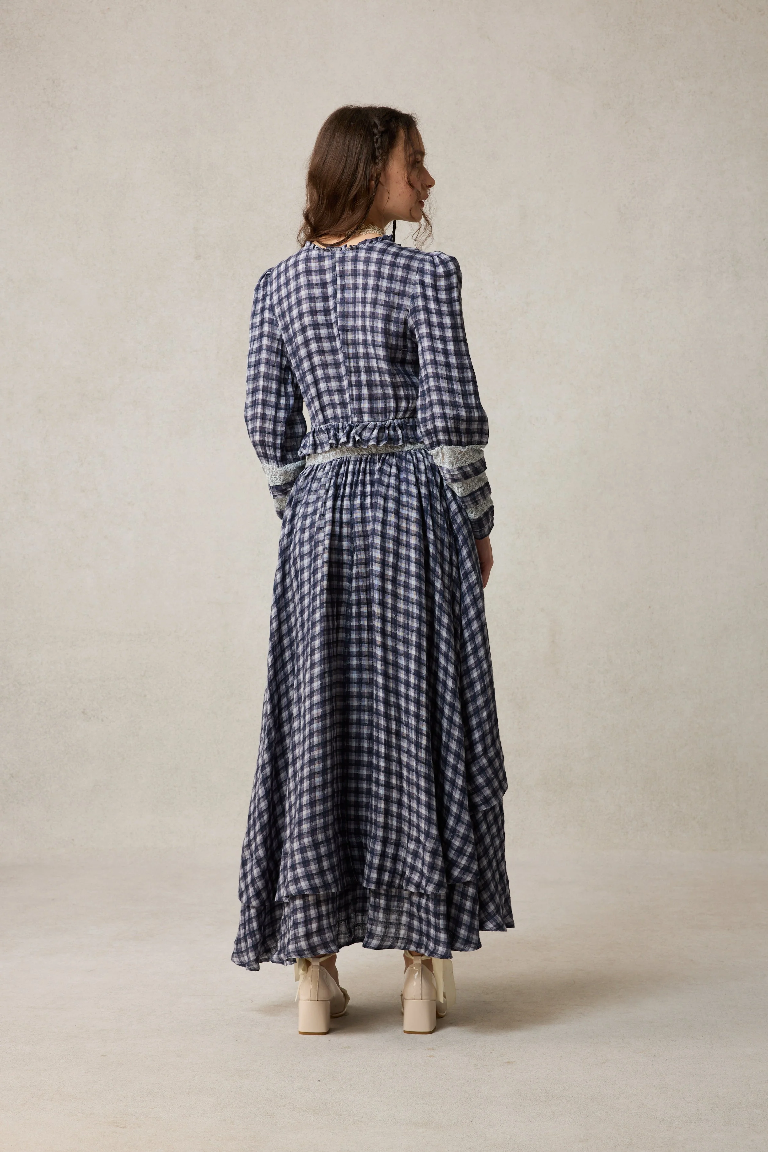 Rosewood 17 | Lace Linen Dress Gown - Image 10