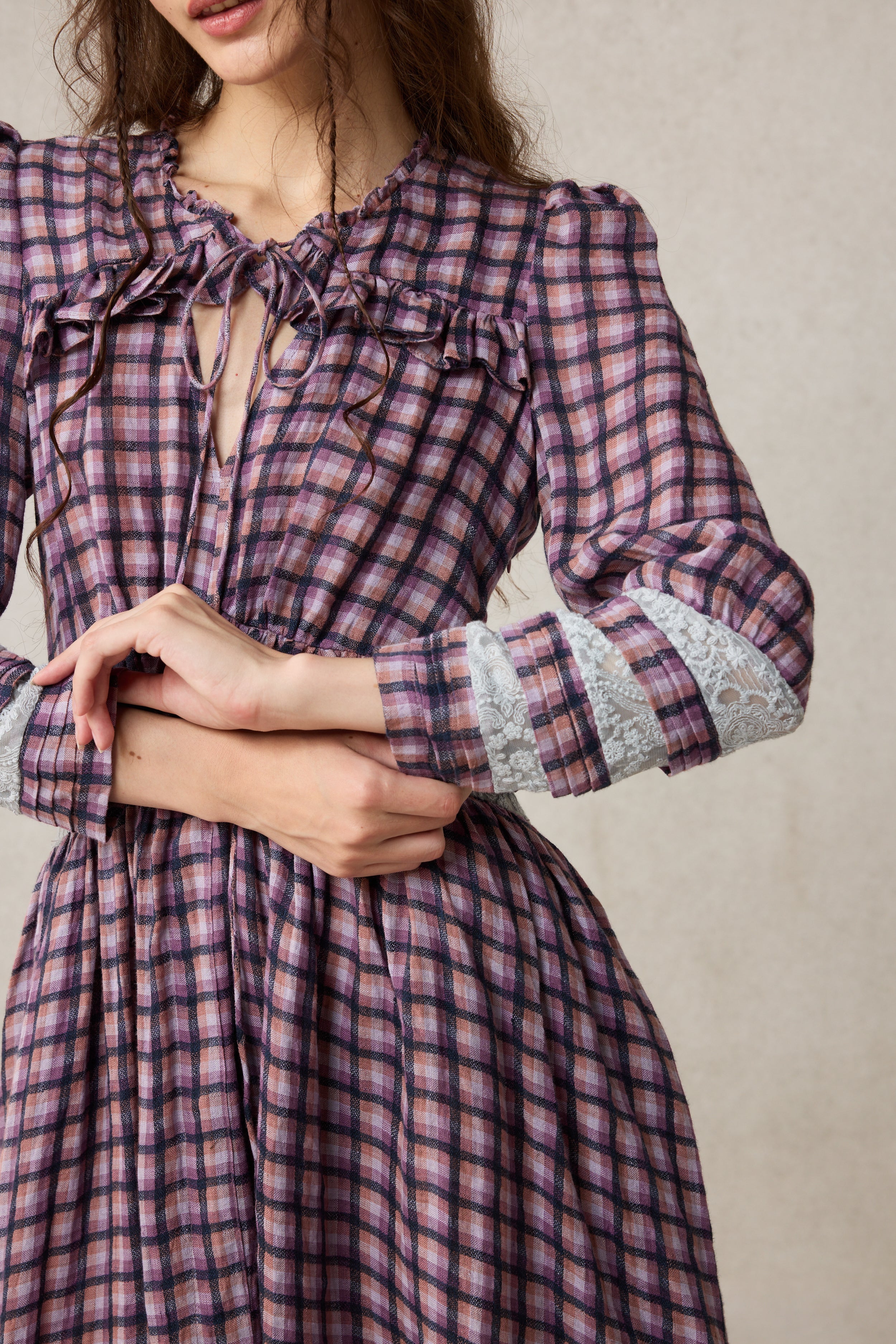 Rosewood 17 | Lace Linen Dress Gown - Image 5