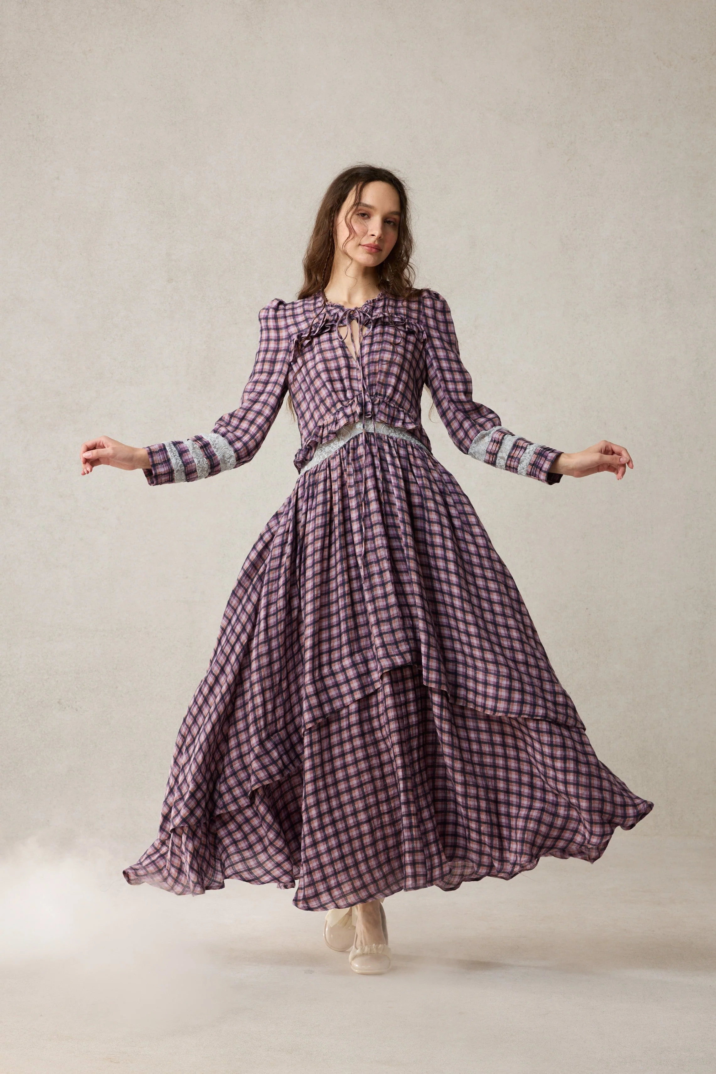 Rosewood 17 | Lace Linen Dress Gown - Image 7