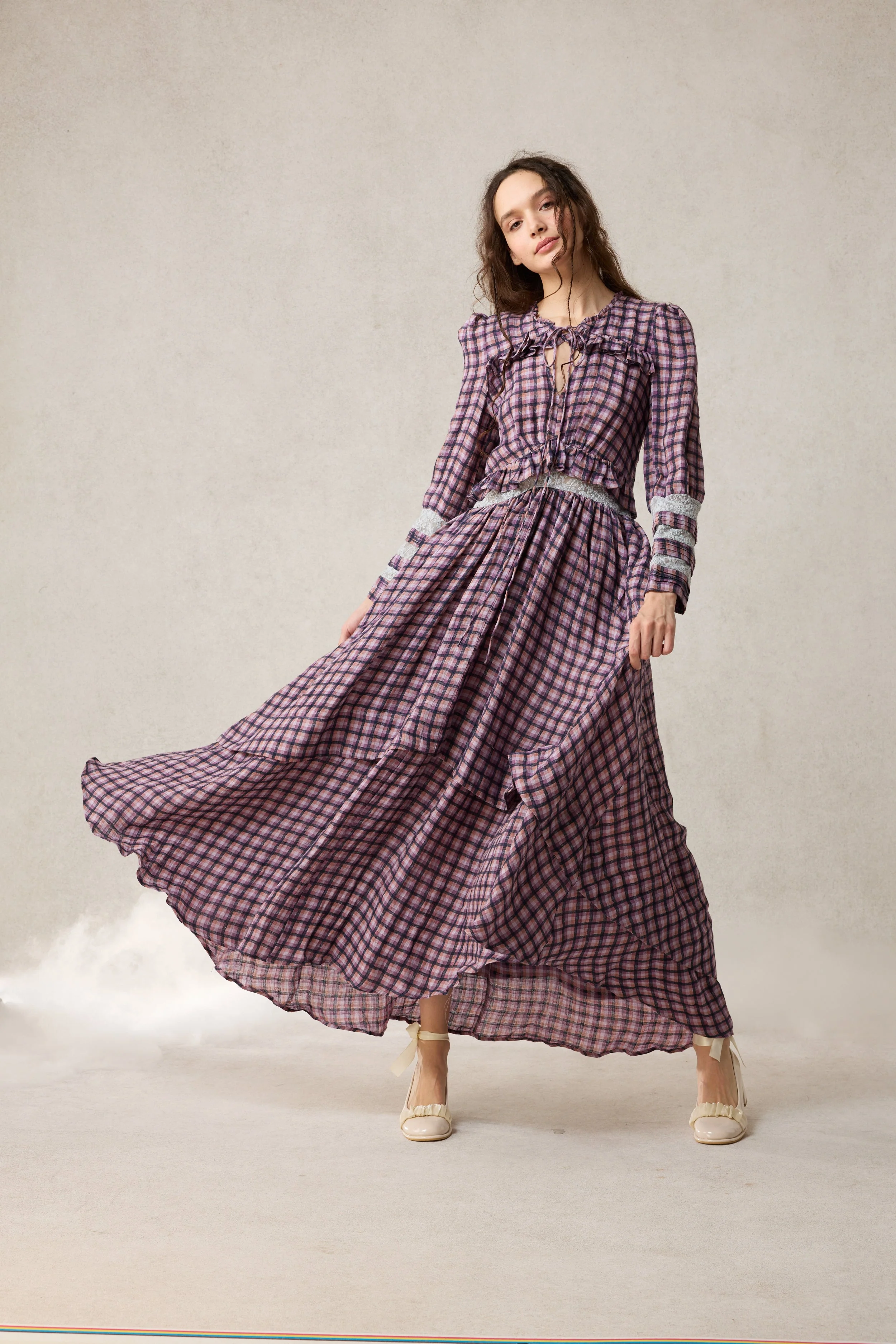 Rosewood 17 | Lace Linen Dress Gown - Image 8