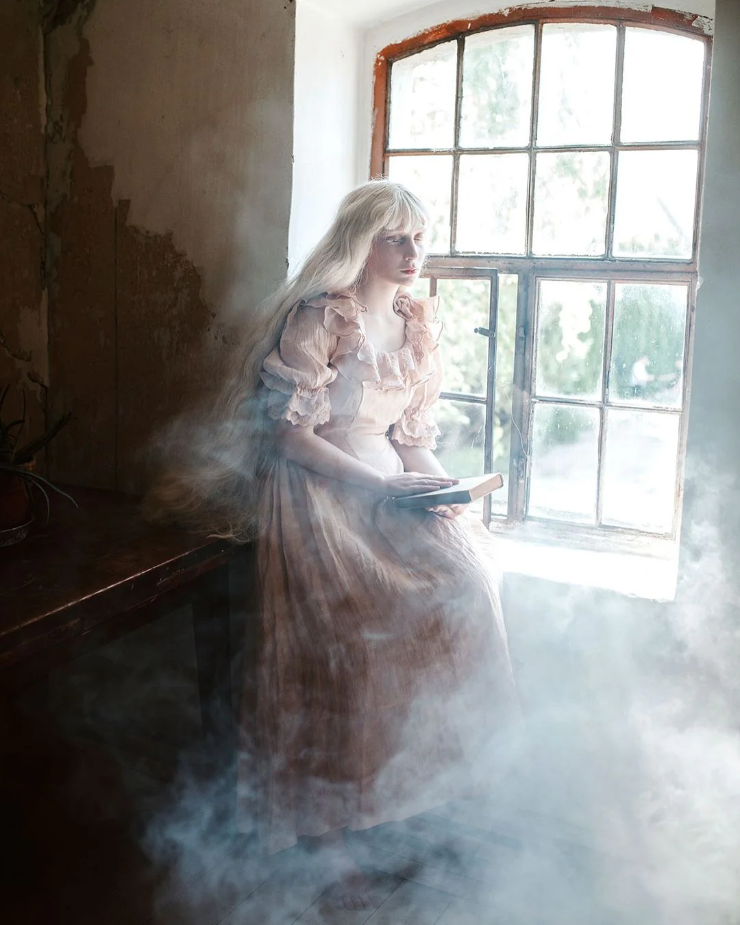 Elysia 15 | Lace-up linen flared dress - Image 3