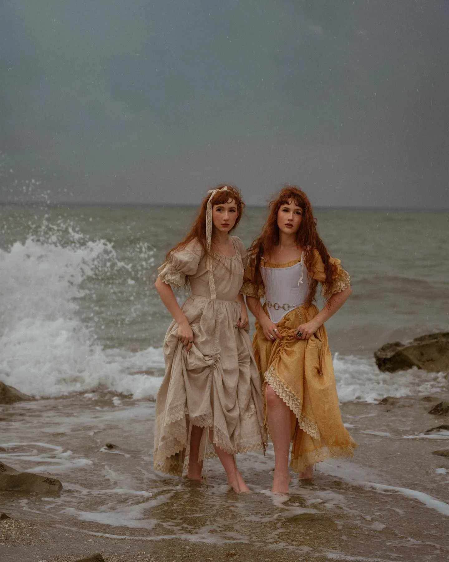 Elowen 27 | Lace Linen dress gown ( 2 way to wear ) - Image 4