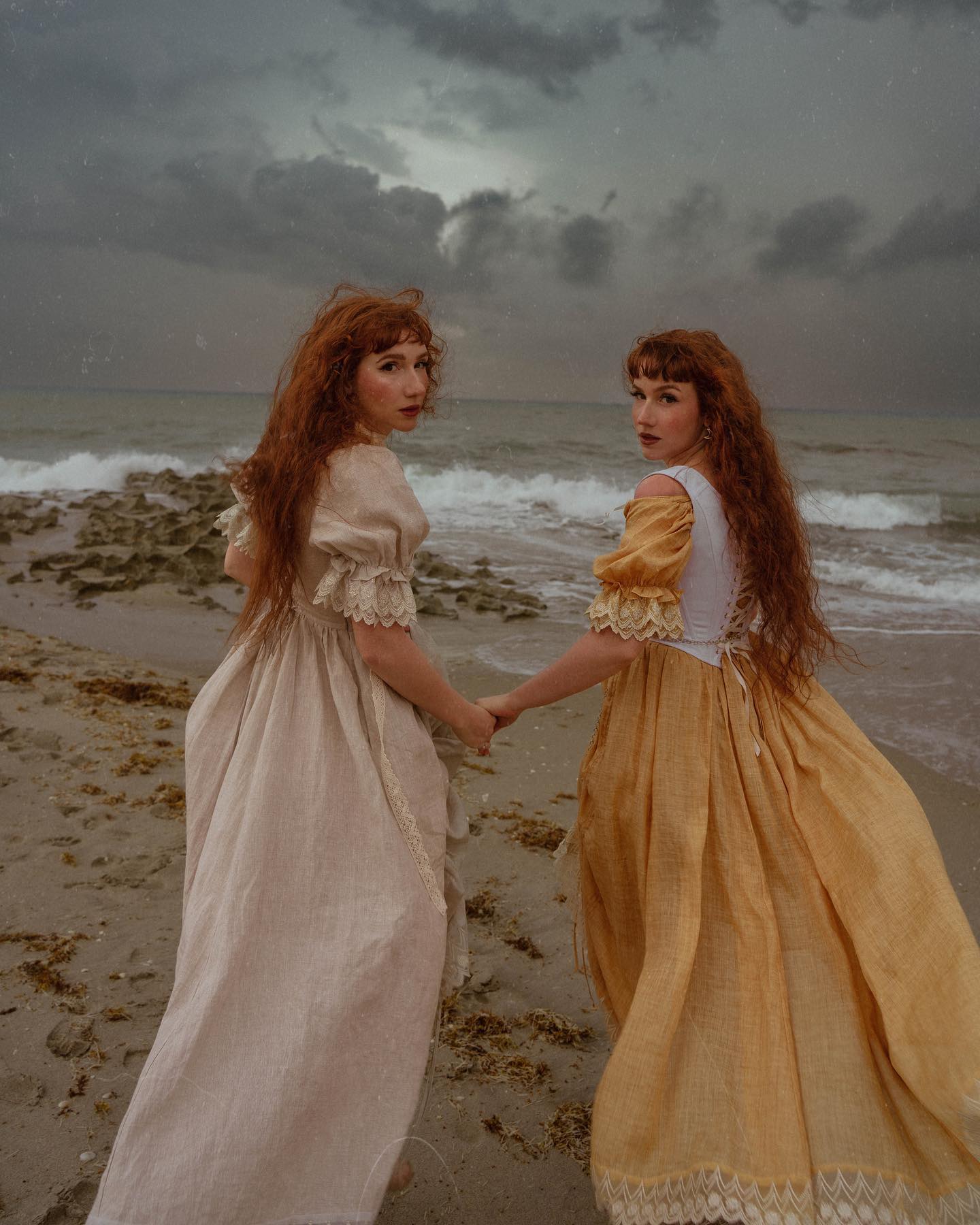 Elowen 27 | Lace Linen dress gown ( 2 way to wear ) - Image 17