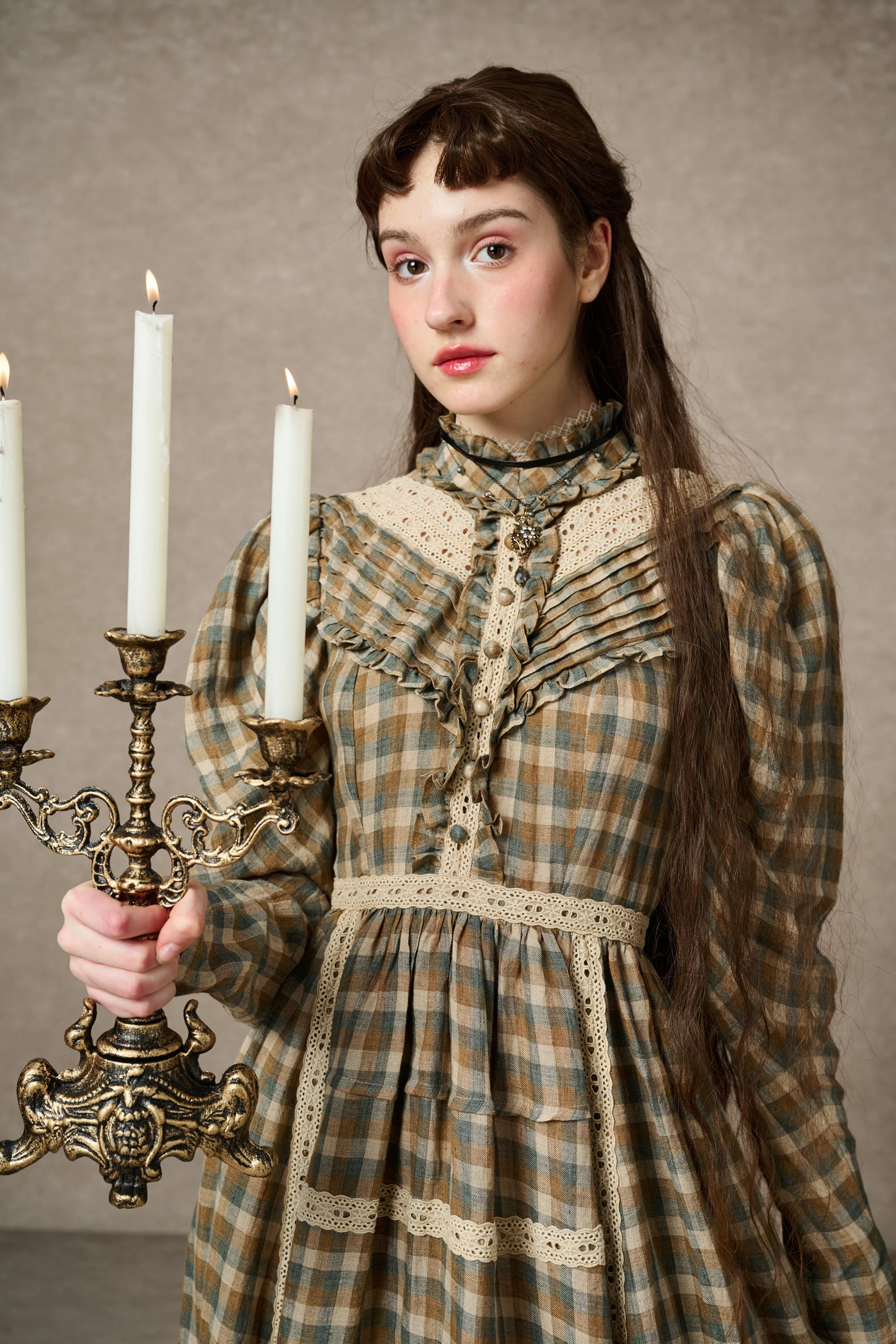 MARY 18 | VINTAGE LINEN DRESS GOWN - Image 29