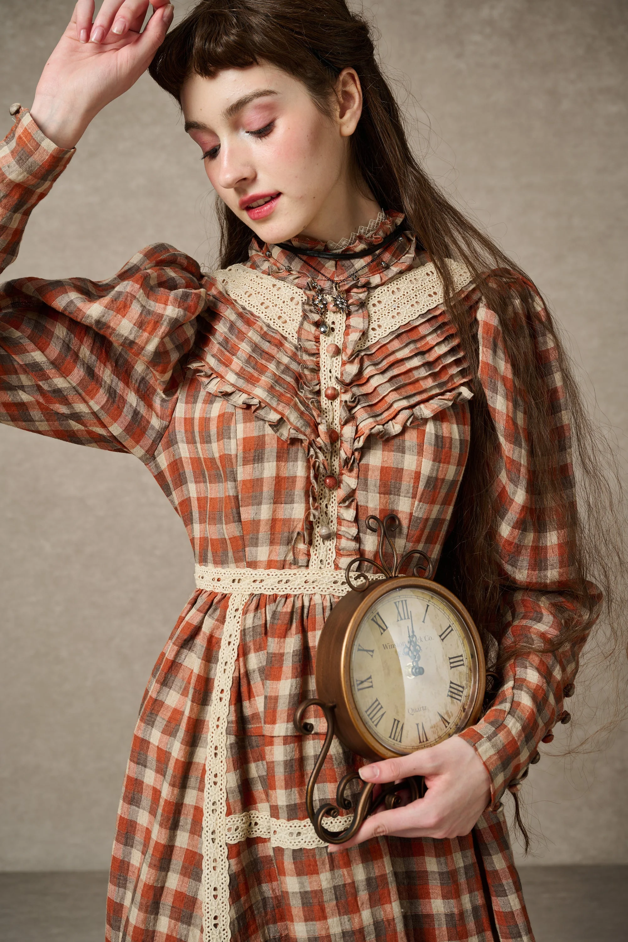 MARY 18 | VINTAGE LINEN DRESS GOWN - Image 31