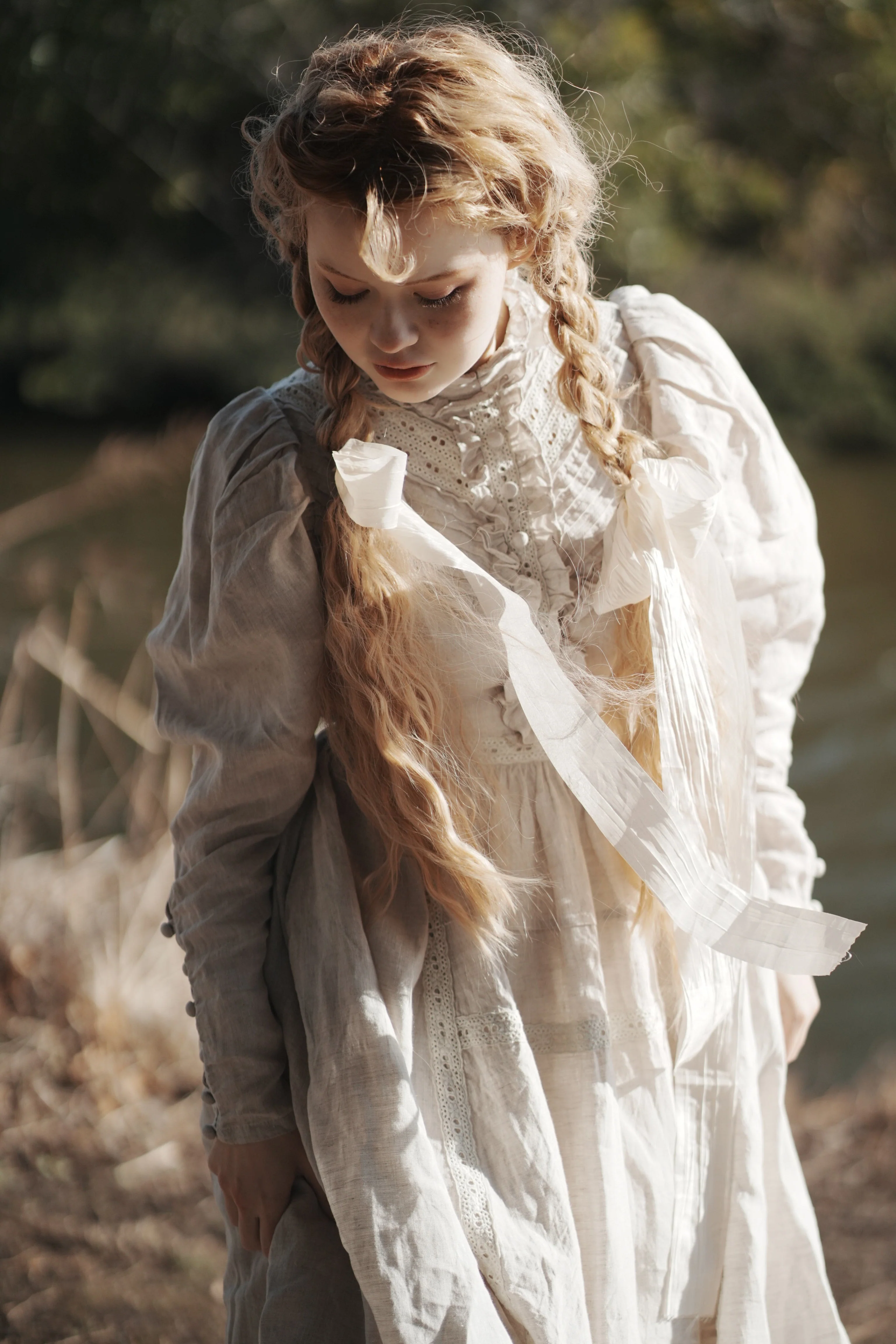 MARY 18 | VINTAGE LINEN DRESS GOWN - Image 24