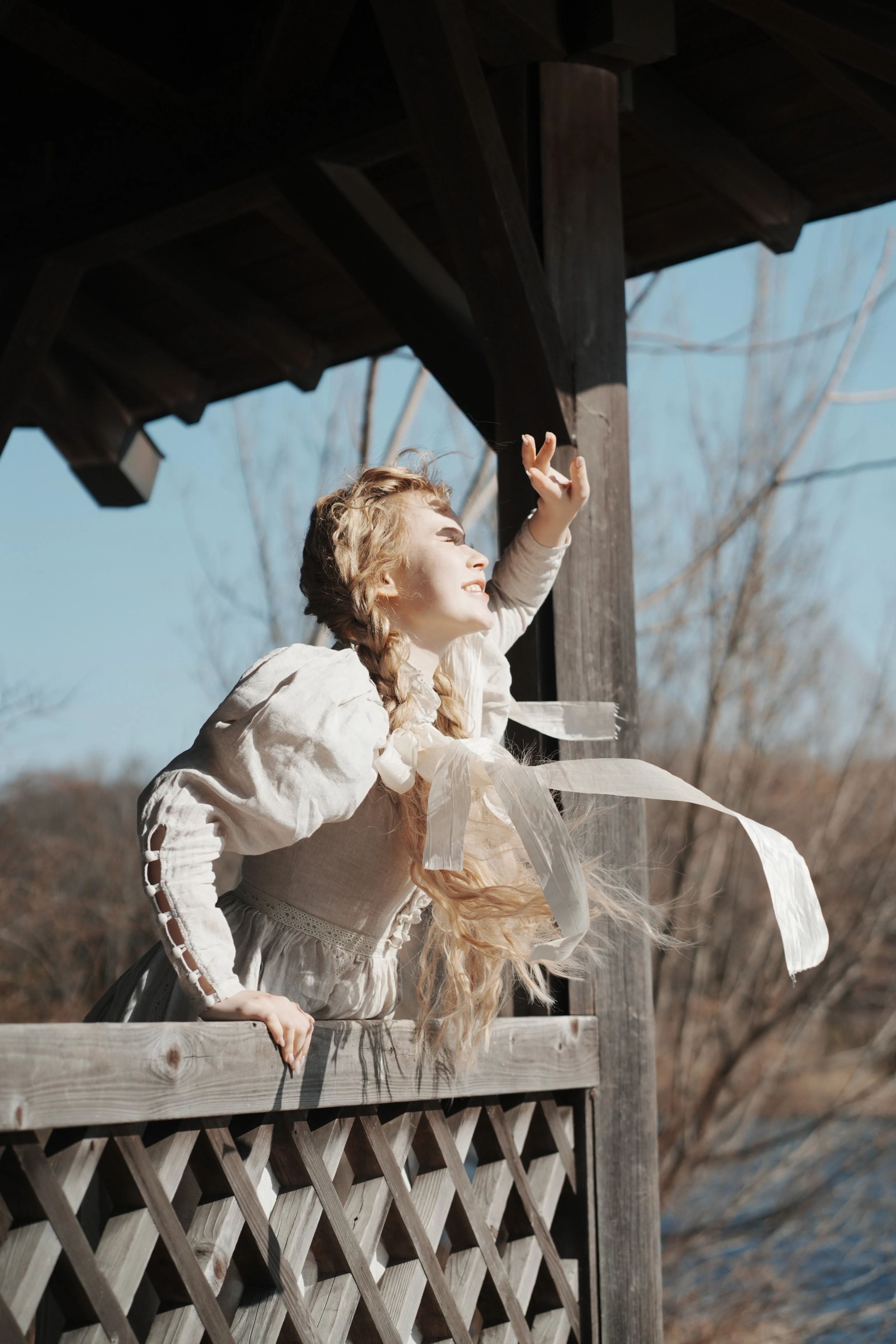 MARY 18 | VINTAGE LINEN DRESS GOWN - Image 26