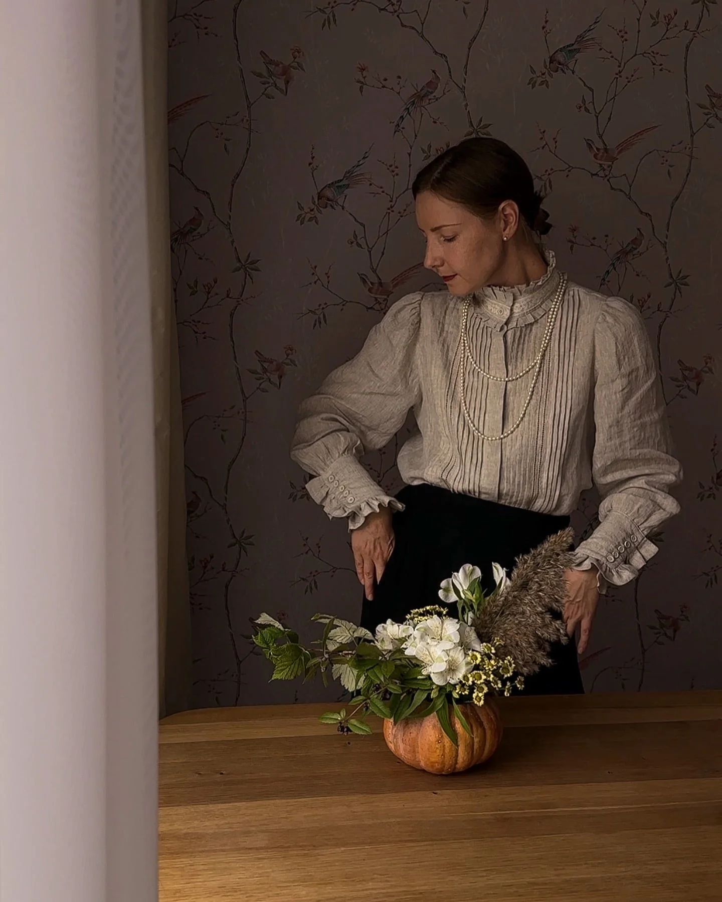 Sharon 21 |pintucked luxury linen shirt blouse - Image 17