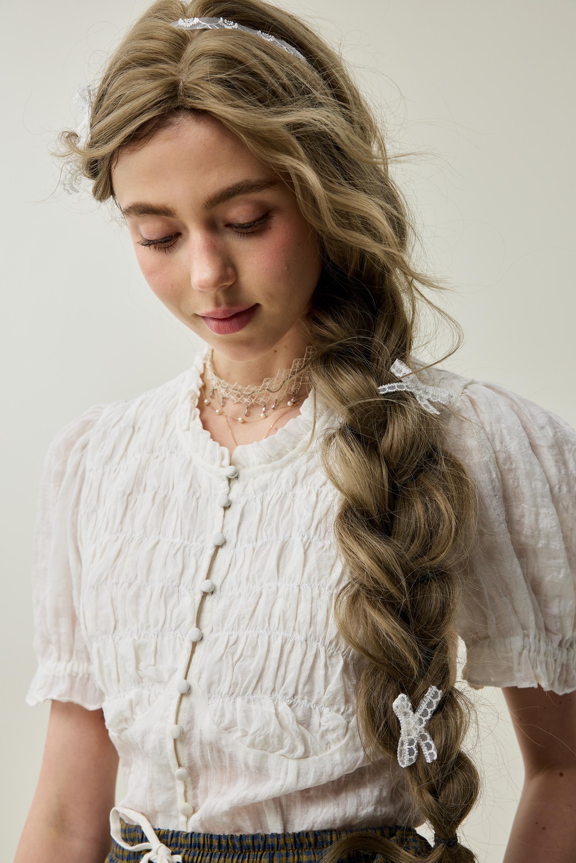 Clove 9 | smocked linen blouse - Image 5