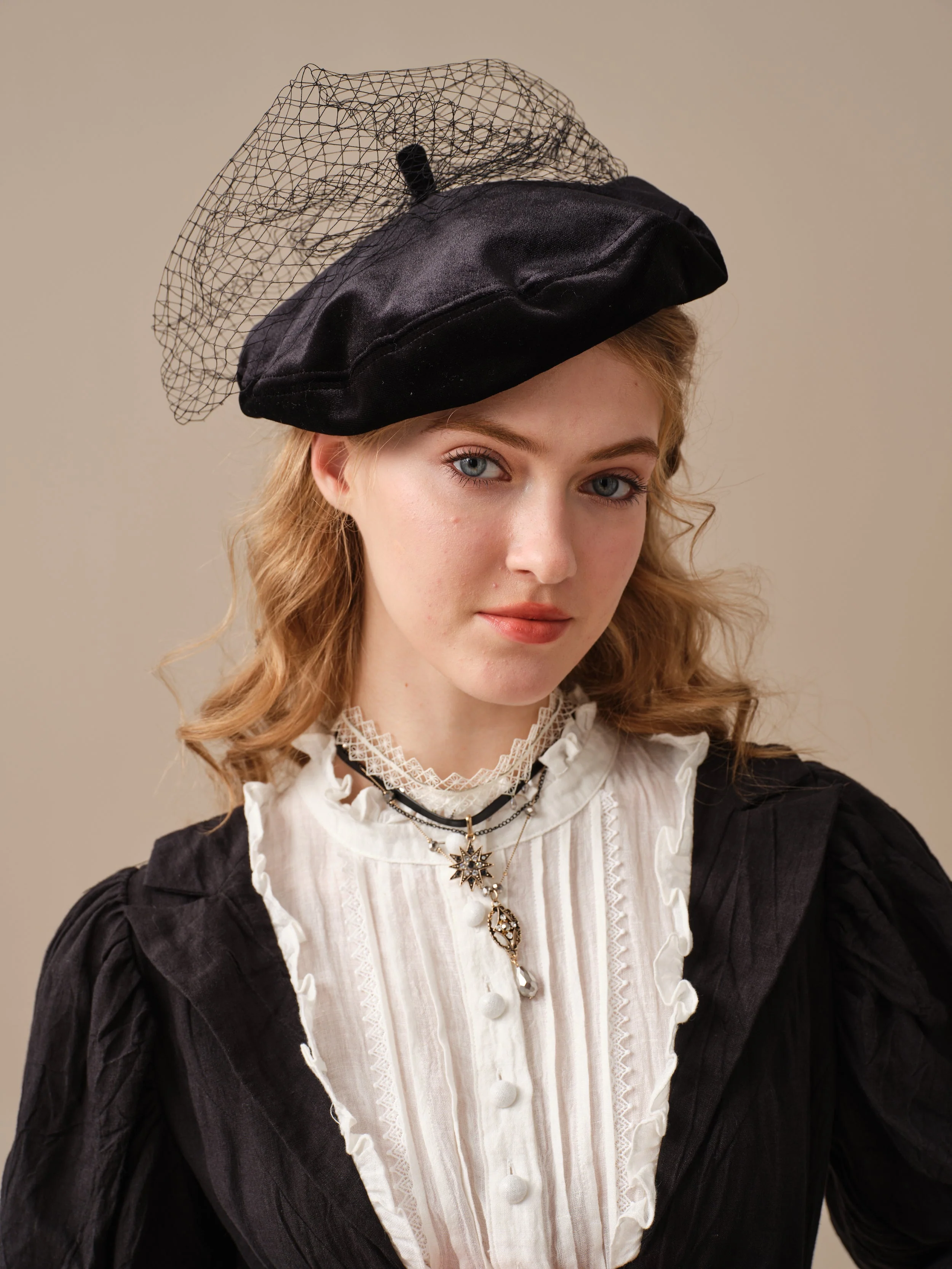 Luna 19 | 100% linen pintucked black dress - Image 23