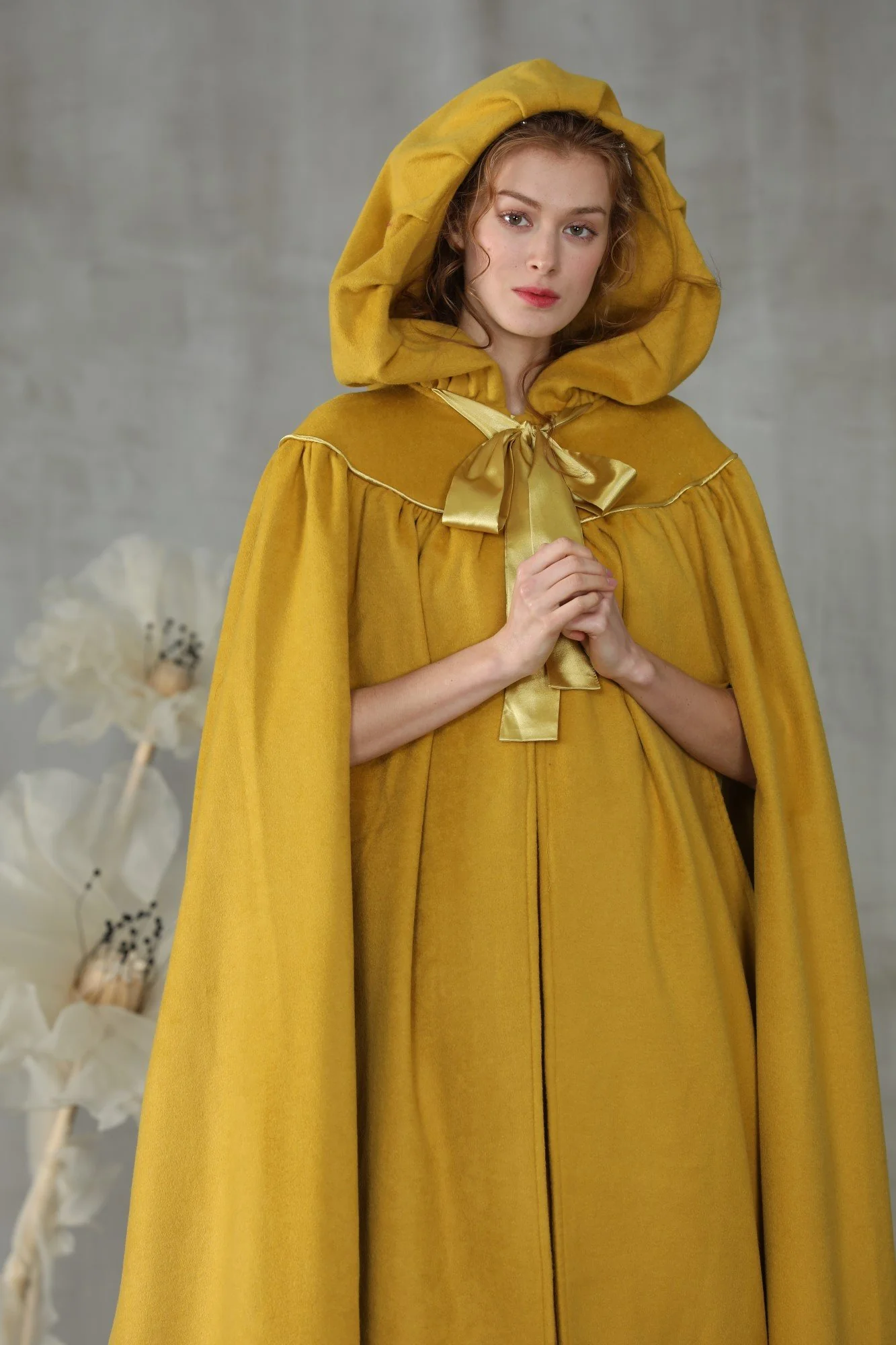 Perfumer 33 | white wool cloak wedding cape - Image 23