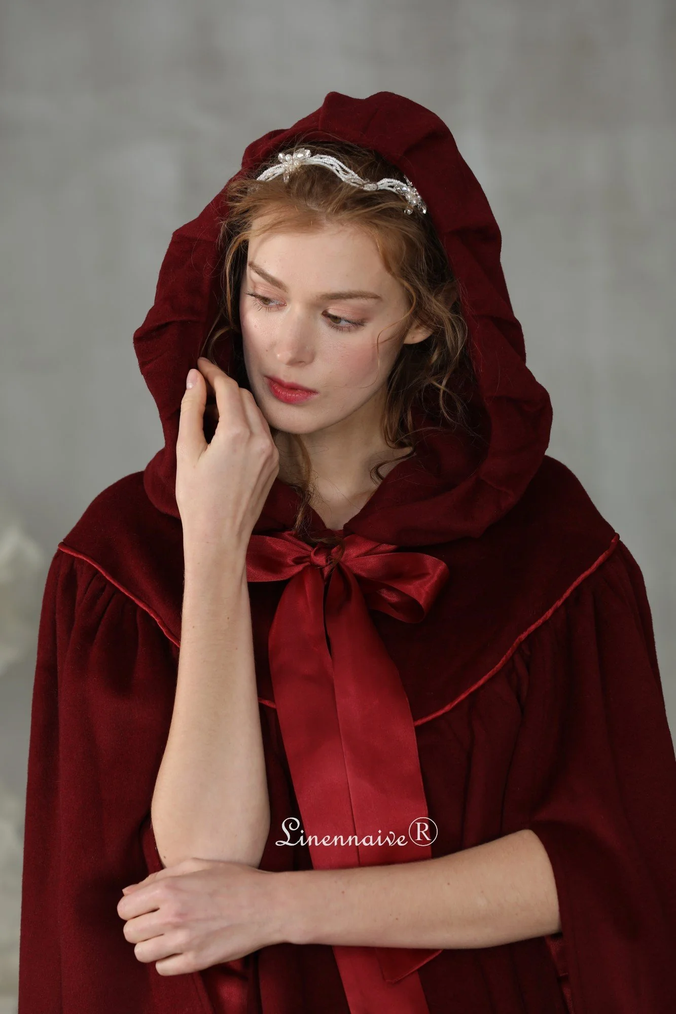 Perfumer 33 | white wool cloak wedding cape - Image 28